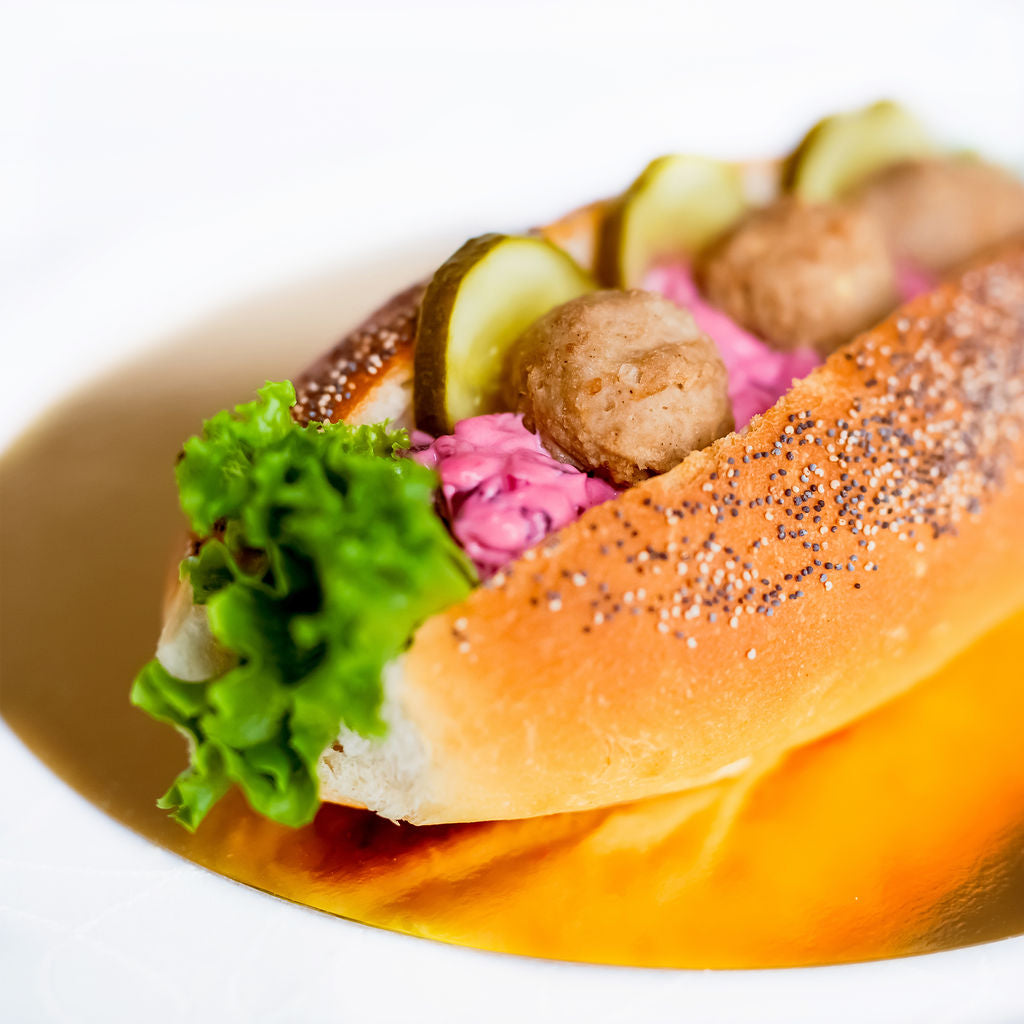 Baguette Köttbullar/Rödbetssallad