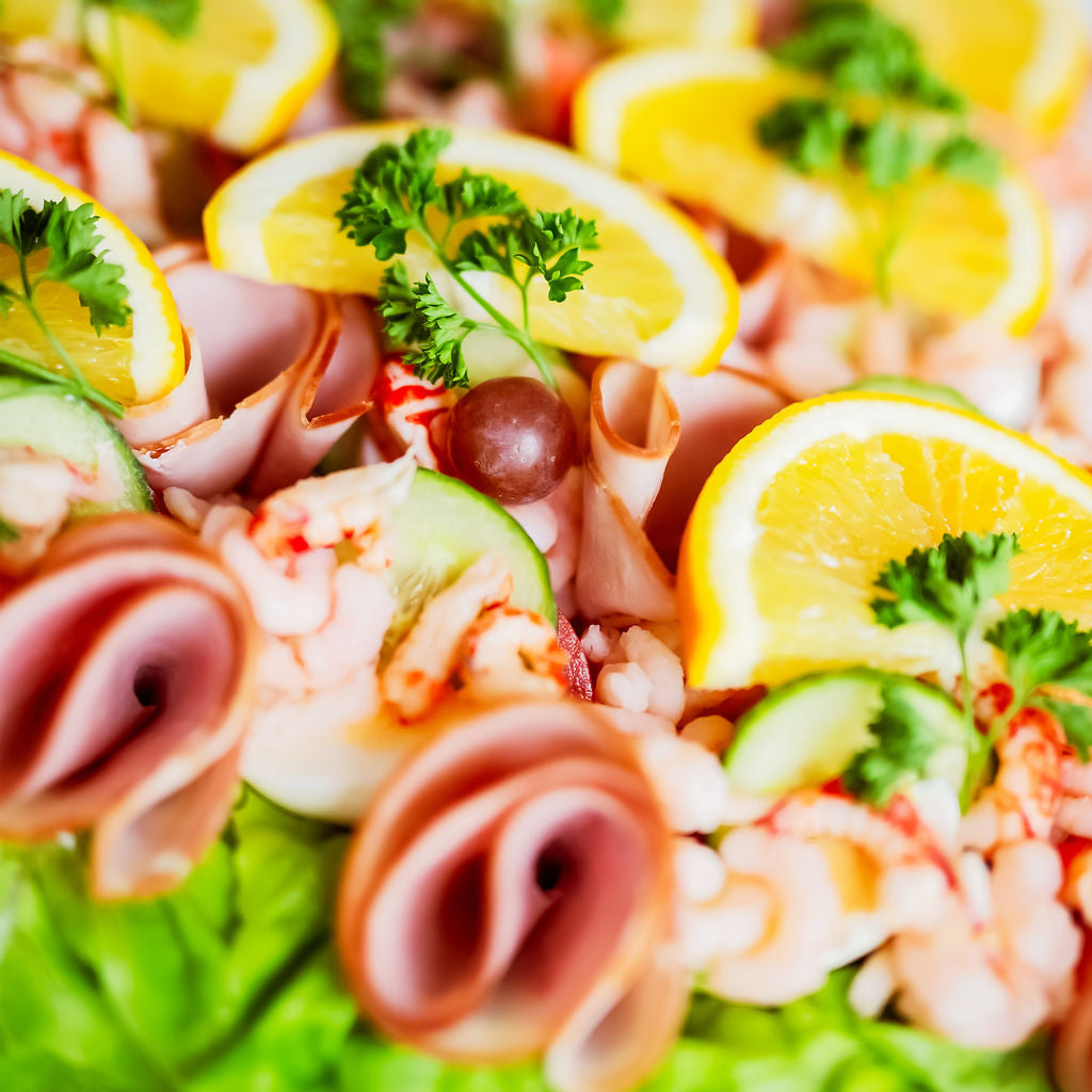 Smörgåstårta Lyx Räkor/Skinka/Kräftstjärtar 20–25 port