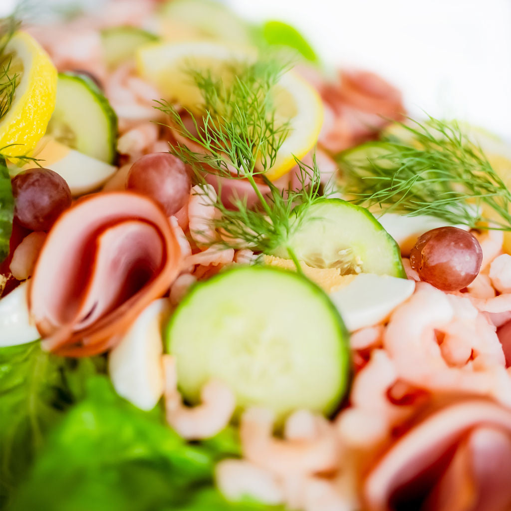 Smörgåstårta Skinka/Räkor 8–10 port