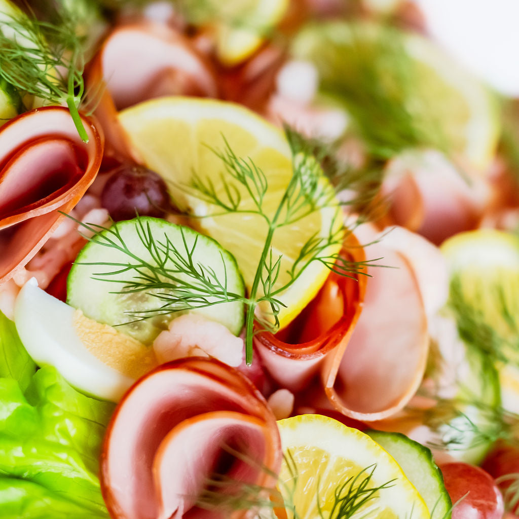 Smörgåstårta Skinka/Räkor 20–25 port