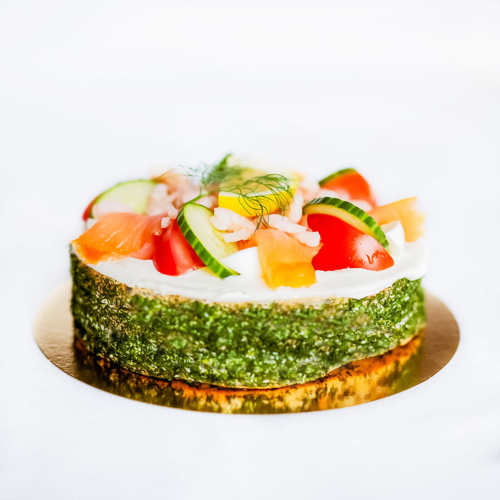 Smörgåstårta Lax/Räkor 3–4 port