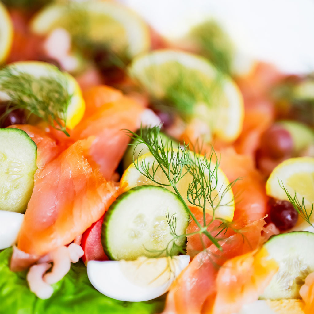 Smörgåstårta Lax/Räkor 20–25 port