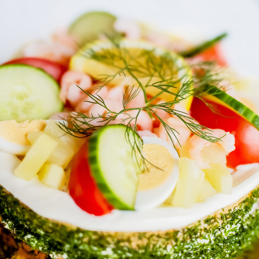 Smörgåstårta Räkor 3–4 port