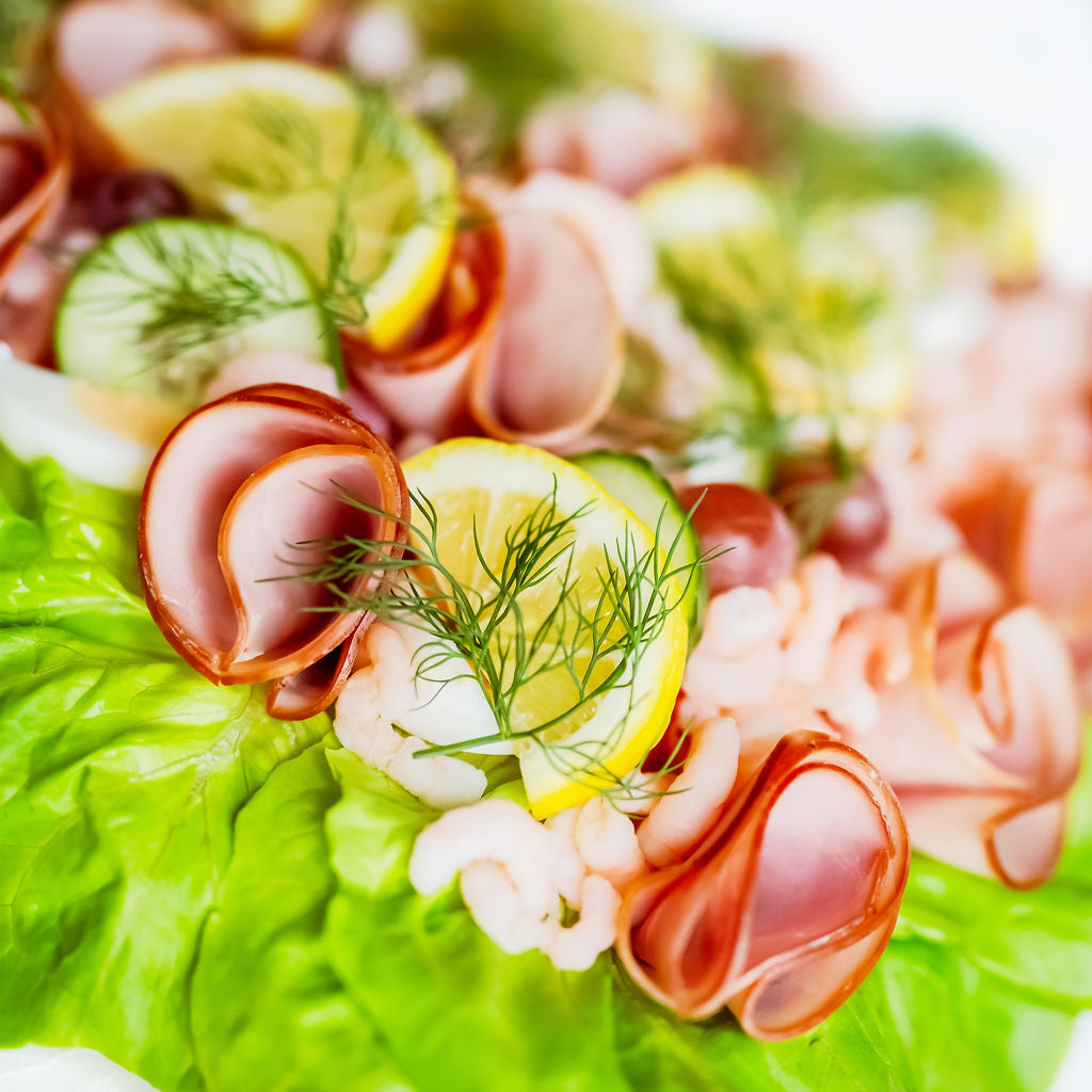 Smörgåstårta Skinka/Räkor 20–25 port